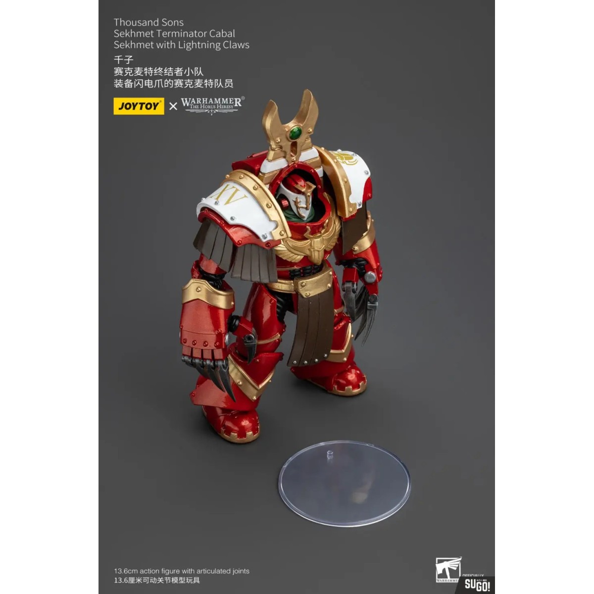 JoyToy Space Marines - Thousand sons Sekhmet Terminator Cabal - Sekhmet With Lightning Claws - The Horus Heresy