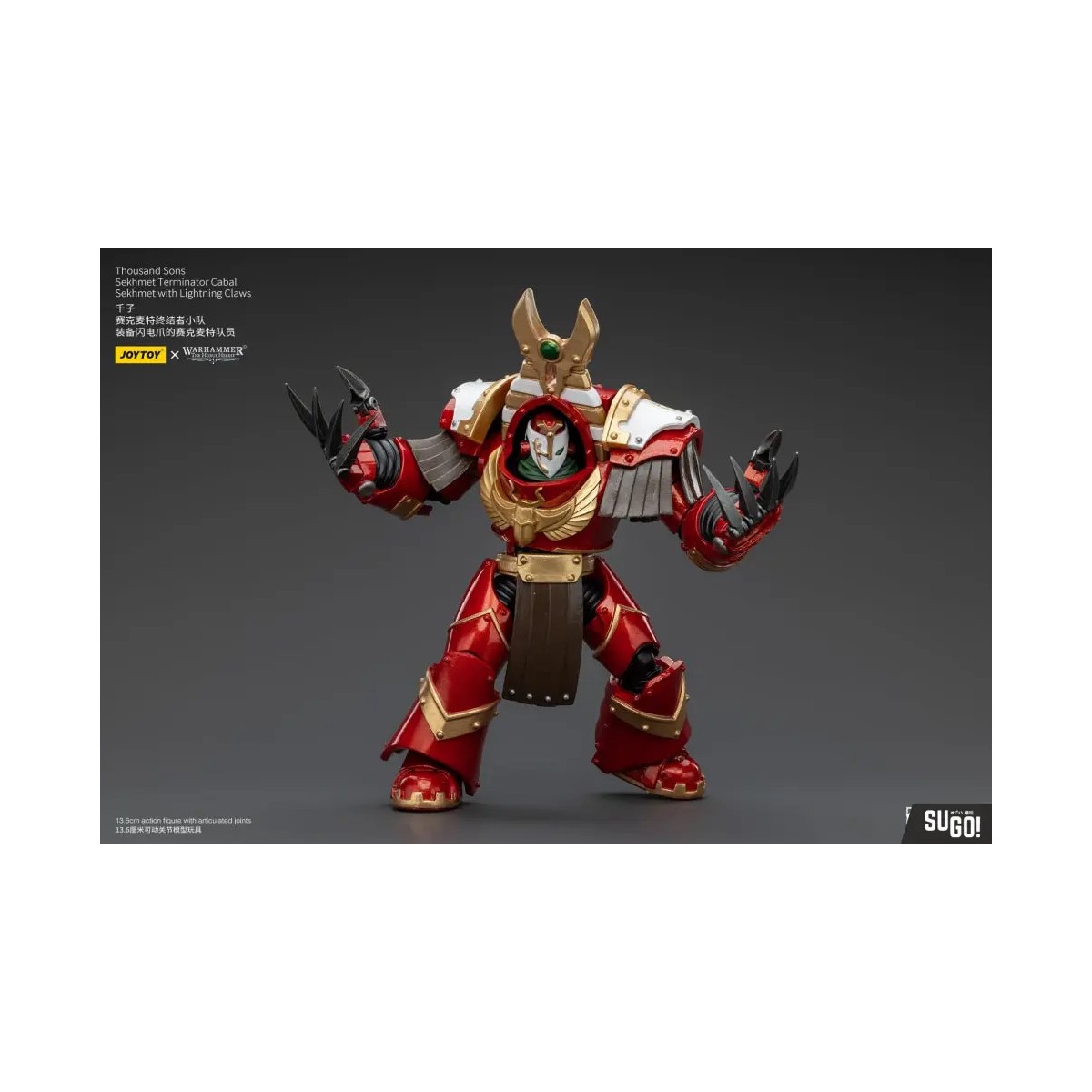 JoyToy Space Marines - Thousand sons Sekhmet Terminator Cabal - Sekhmet With Lightning Claws - The Horus Heresy