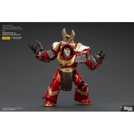 JoyToy Space Marines - Thousand sons Sekhmet Terminator Cabal - Sekhmet With Lightning Claws - The Horus Heresy