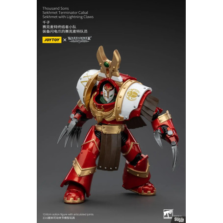 JoyToy Space Marines - Thousand sons Sekhmet Terminator Cabal - Sekhmet With Lightning Claws - The Horus Heresy