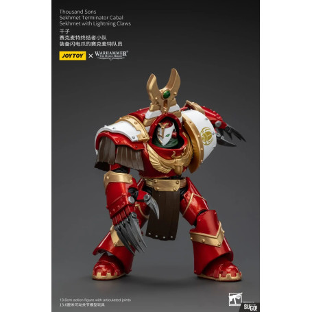 JoyToy Space Marines - Thousand sons Sekhmet Terminator Cabal - Sekhmet With Lightning Claws - The Horus Heresy