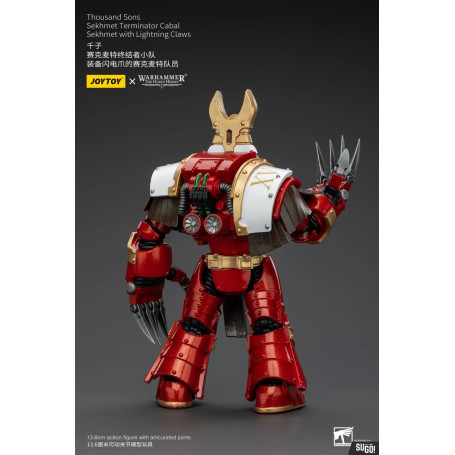 JoyToy Space Marines - Thousand sons Sekhmet Terminator Cabal - Sekhmet With Lightning Claws - The Horus Heresy
