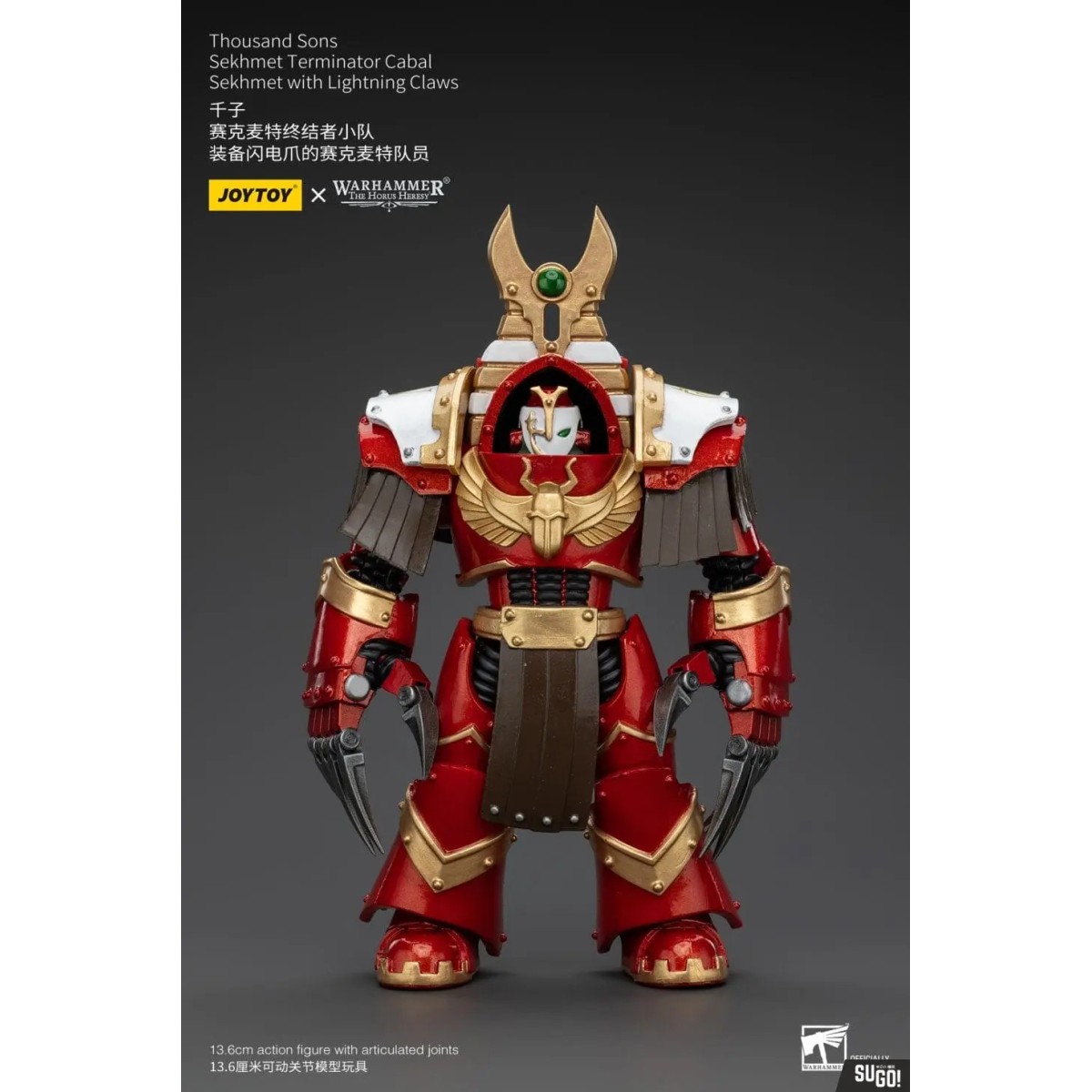 JoyToy Space Marines - Thousand sons Sekhmet Terminator Cabal - Sekhmet With Lightning Claws - The Horus Heresy