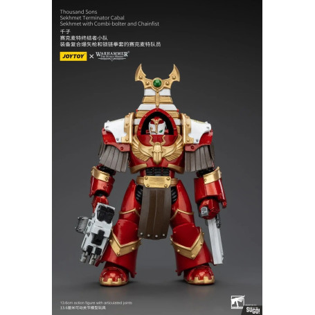 JoyToy Space Marines - Thousand sons Sekhmet Terminator Cabal - Sekhmet With Combi-Bolter And Chainfist - The Horus Heresy