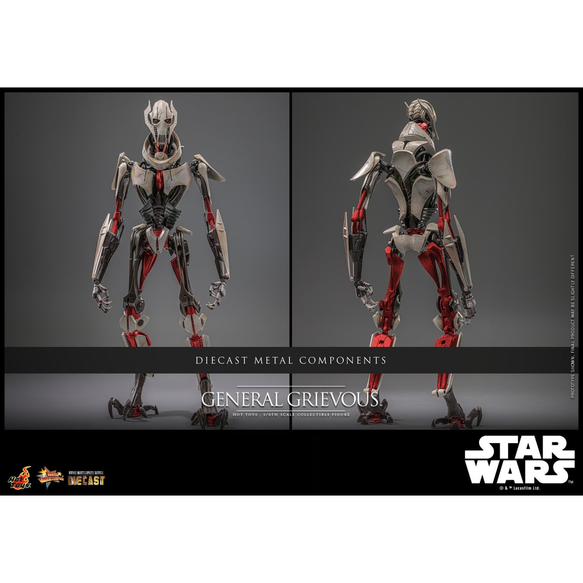 Hot Toys Star Wars - General Grievous Collector Edition die cast 1/6