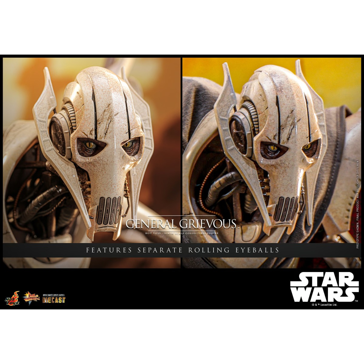 Hot Toys Star Wars - General Grievous Collector Edition die cast 1/6
