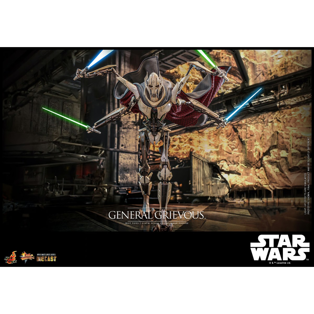 Hot Toys Star Wars - General Grievous Collector Edition die cast 1/6