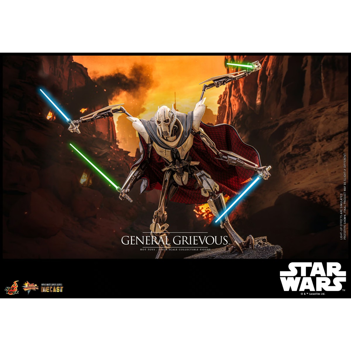 Hot Toys Star Wars - General Grievous Collector Edition die cast 1/6