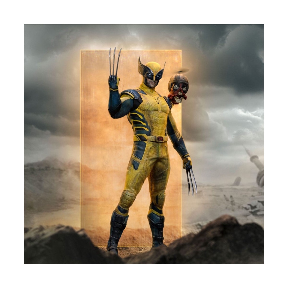 Iron Studios Marvel - Wolverine & Headpool 1/10 BDS Art Scale - Deadpool & Wolverine