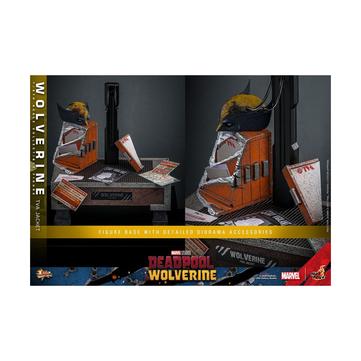 Hot Toys Marvel Deadpool & Wolverine - Wolverine TVA Jacket Version MMS 1/6