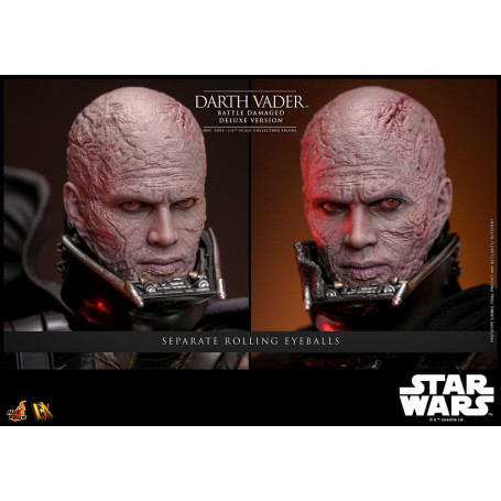Hot toys Star Wars: Darth Vader Battle Damaged Deluxe Version MMS 1/6