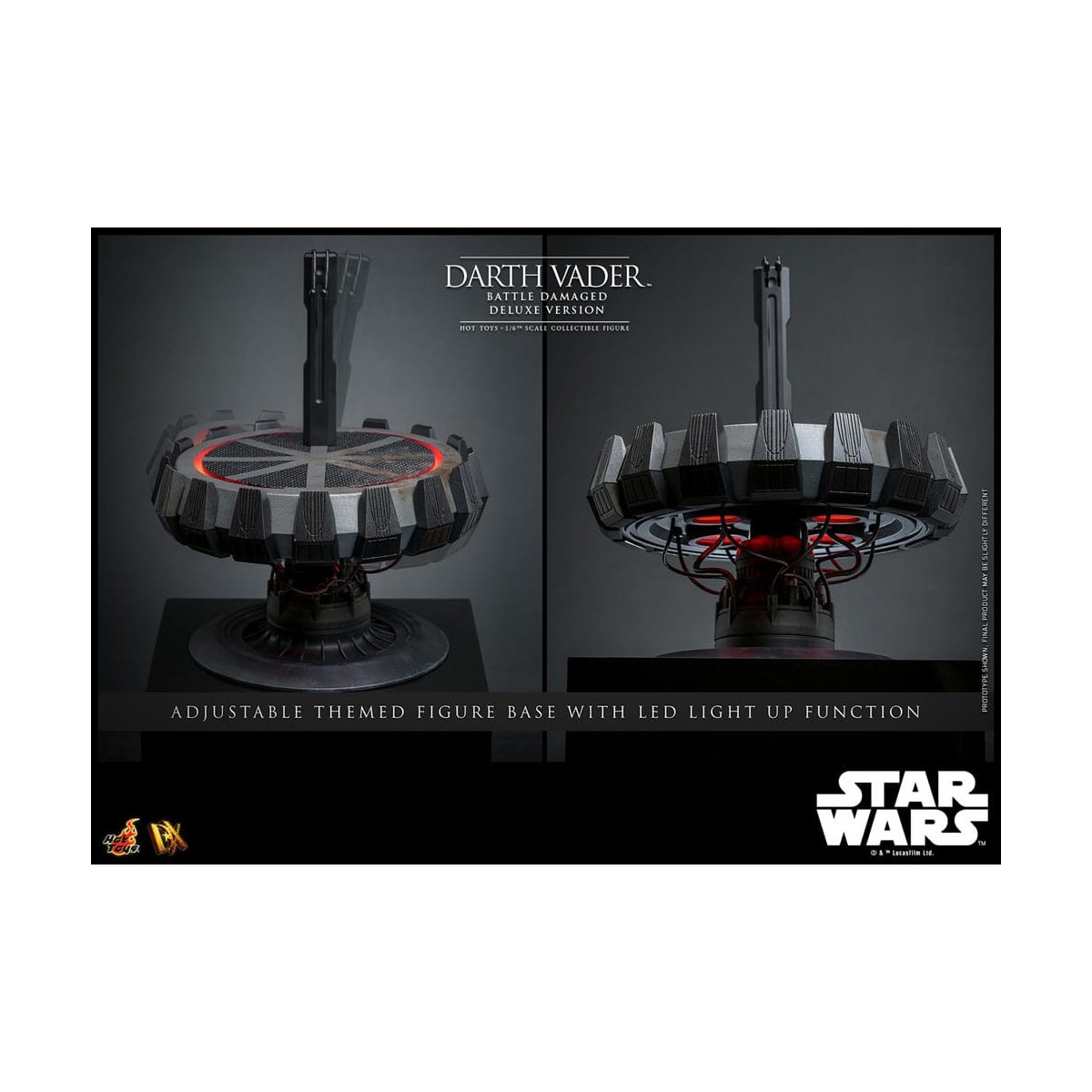 Hot toys Star Wars: Darth Vader Battle Damaged Deluxe Version MMS 1/6