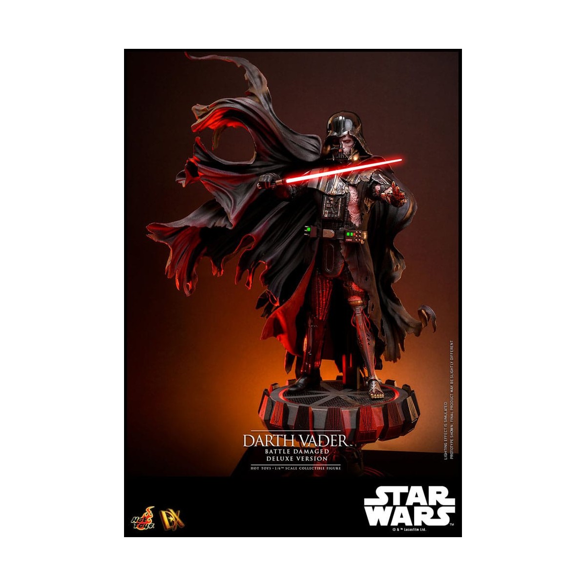 Hot toys Star Wars: Darth Vader Battle Damaged Deluxe Version MMS 1/6