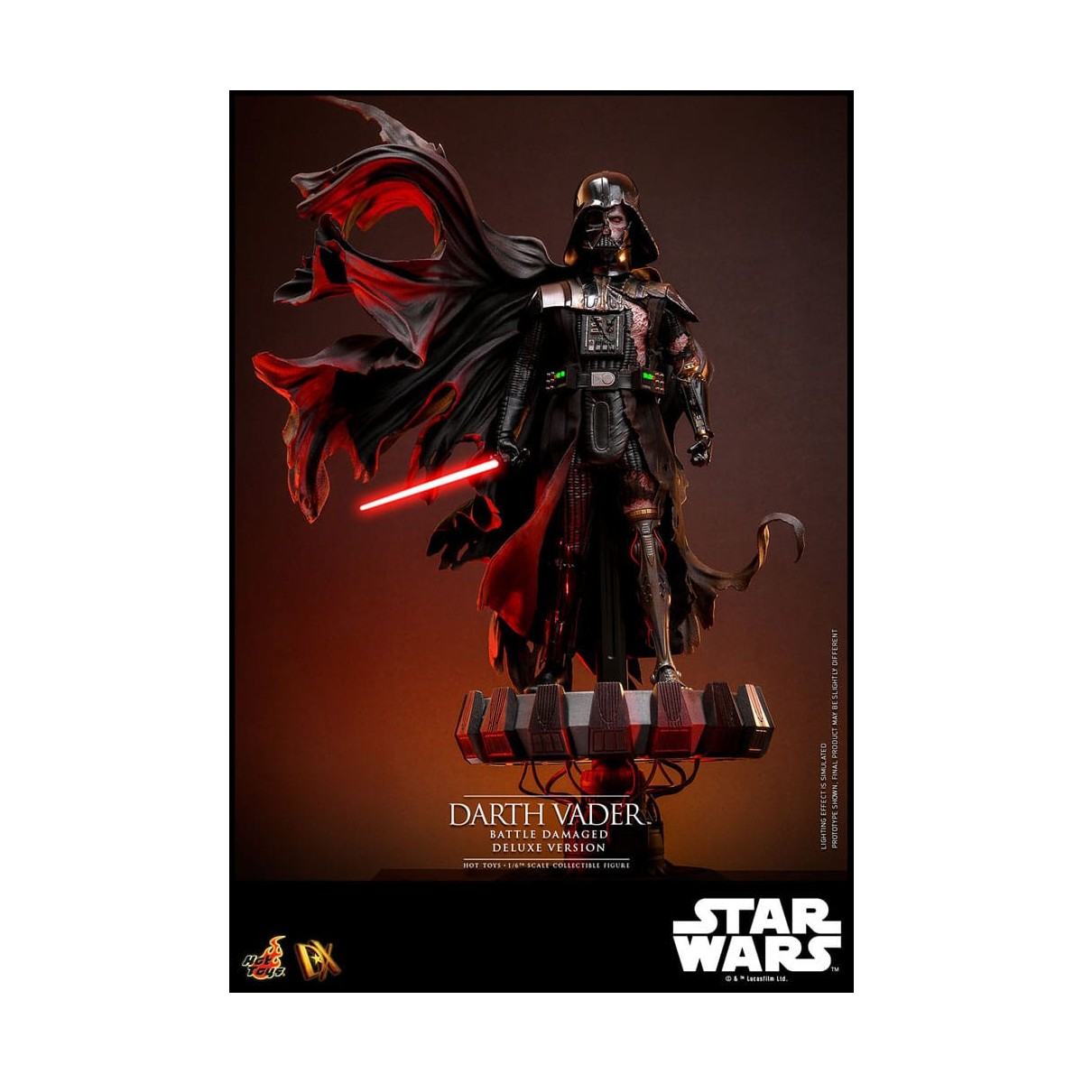 Hot toys Star Wars: Darth Vader Battle Damaged Deluxe Version MMS 1/6