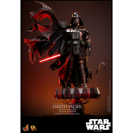 Hot toys Star Wars: Darth Vader Battle Damaged Deluxe Version MMS 1/6