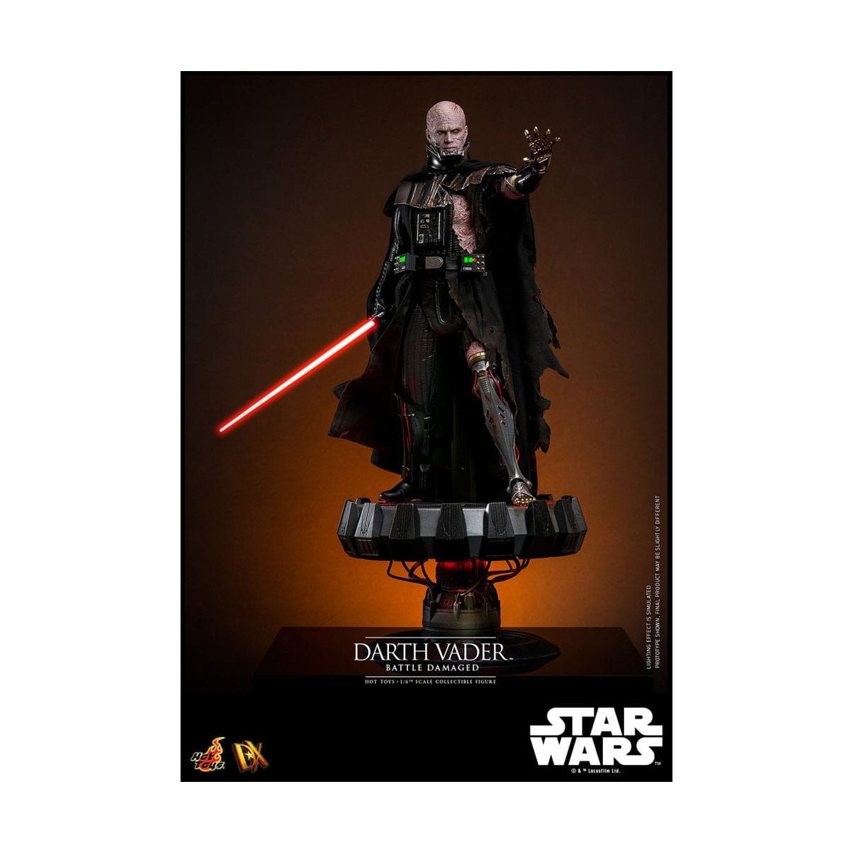 Hot toys Star Wars: Darth Vader Battle Damaged MMS 1/6