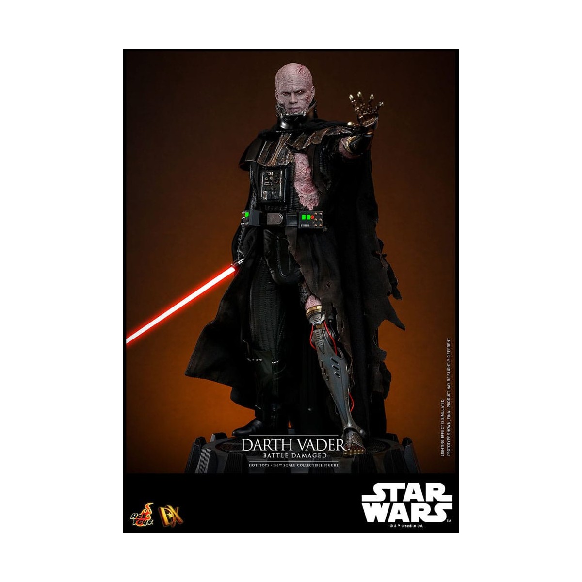 Hot toys Star Wars: Darth Vader Battle Damaged MMS 1/6