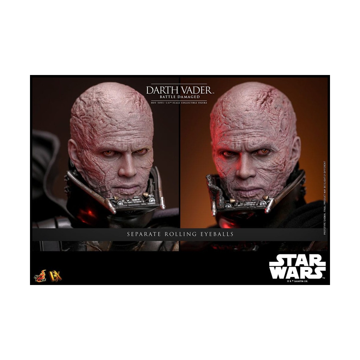 Hot toys Star Wars: Darth Vader Battle Damaged MMS 1/6