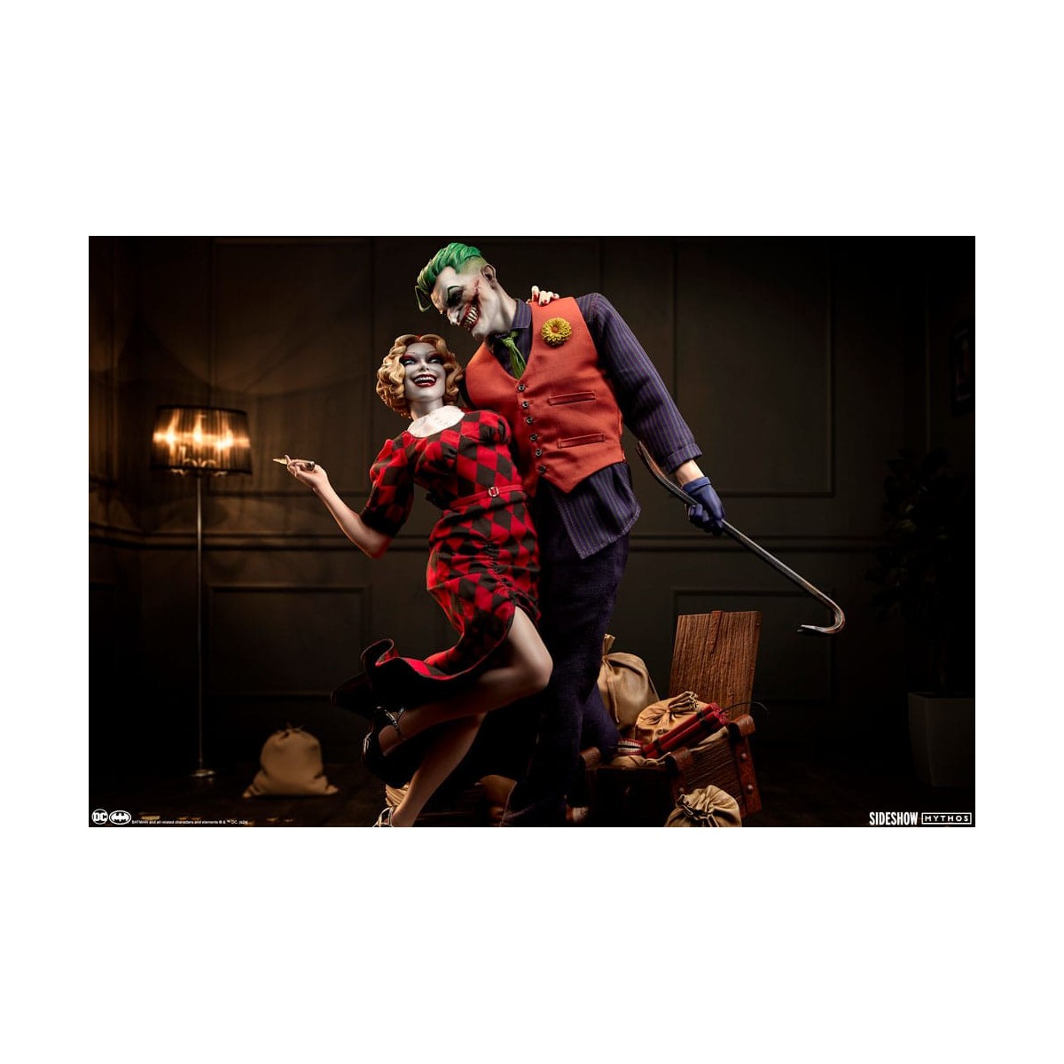 Sideshow DC Comics Mythos - The Joker and Harley Quinn: Lawless Love