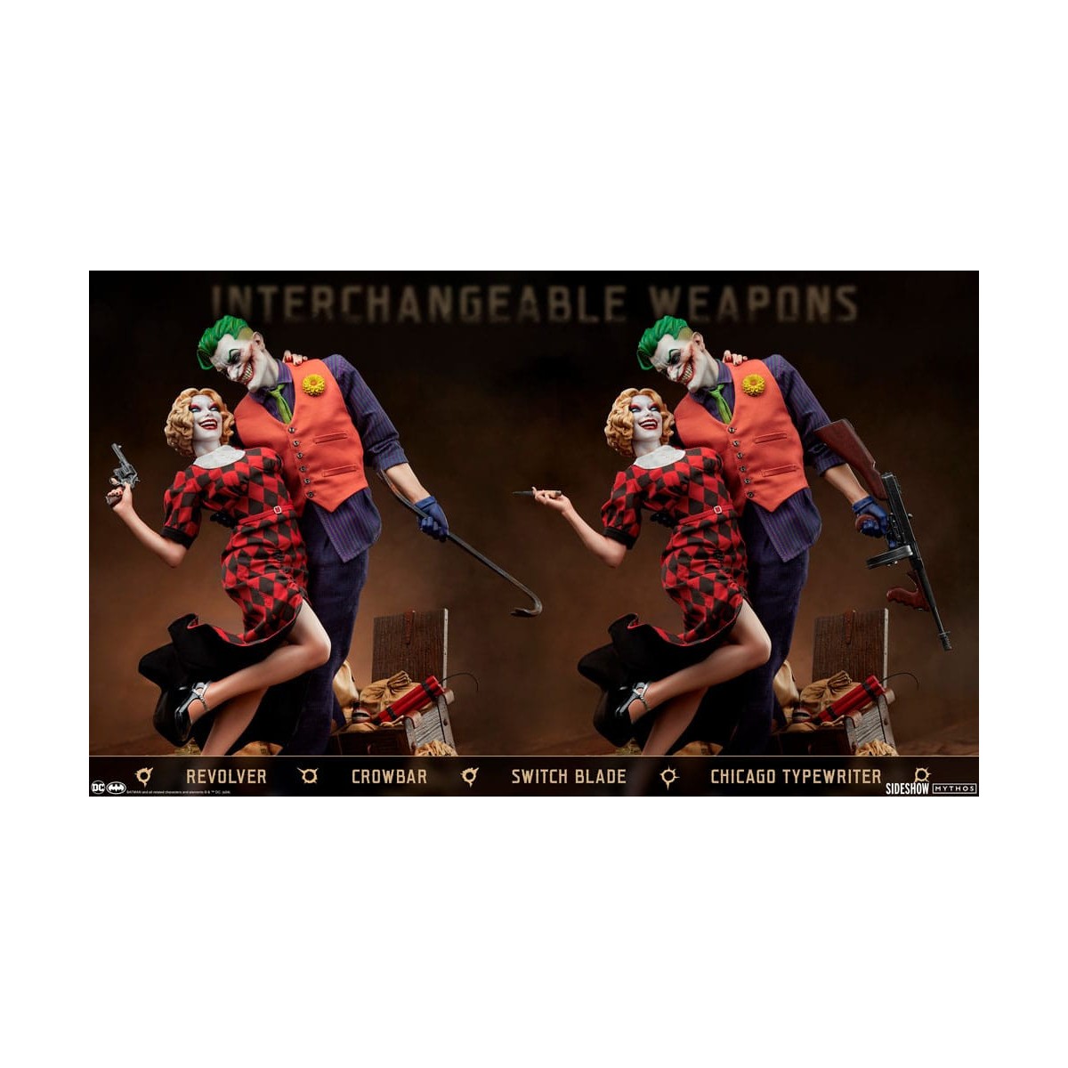 Sideshow DC Comics Mythos - The Joker and Harley Quinn: Lawless Love