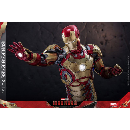 Hot Toys - Iron Man 3 - Mark XLII 2.0 die cast MMS 1/6 - Mark 42