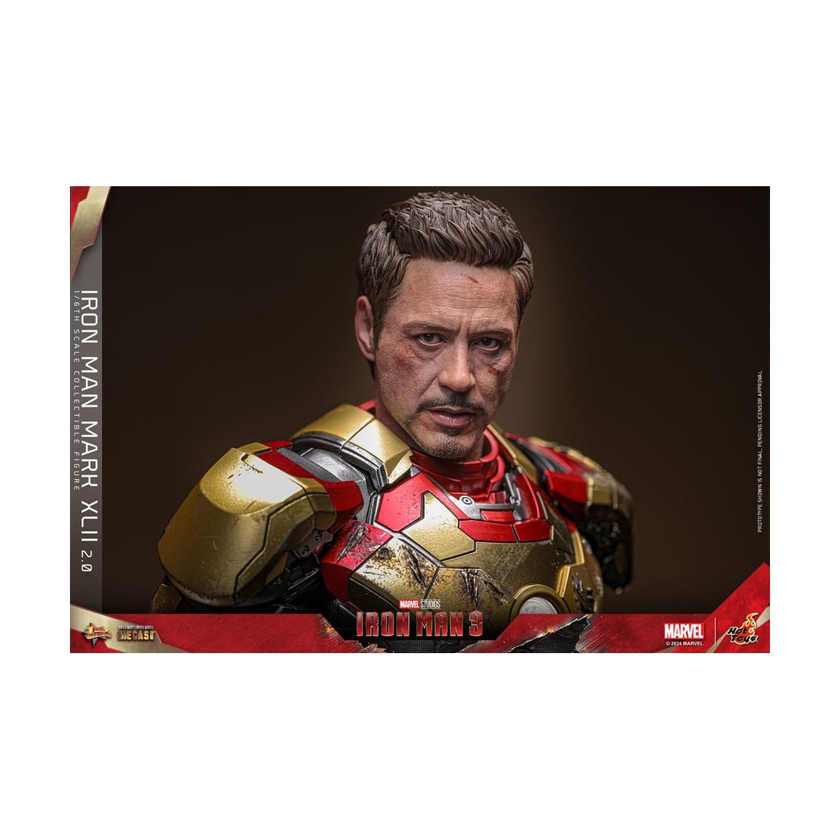 Hot Toys - Iron Man 3 - Mark XLII 2.0 die cast MMS 1/6 - Mark 42