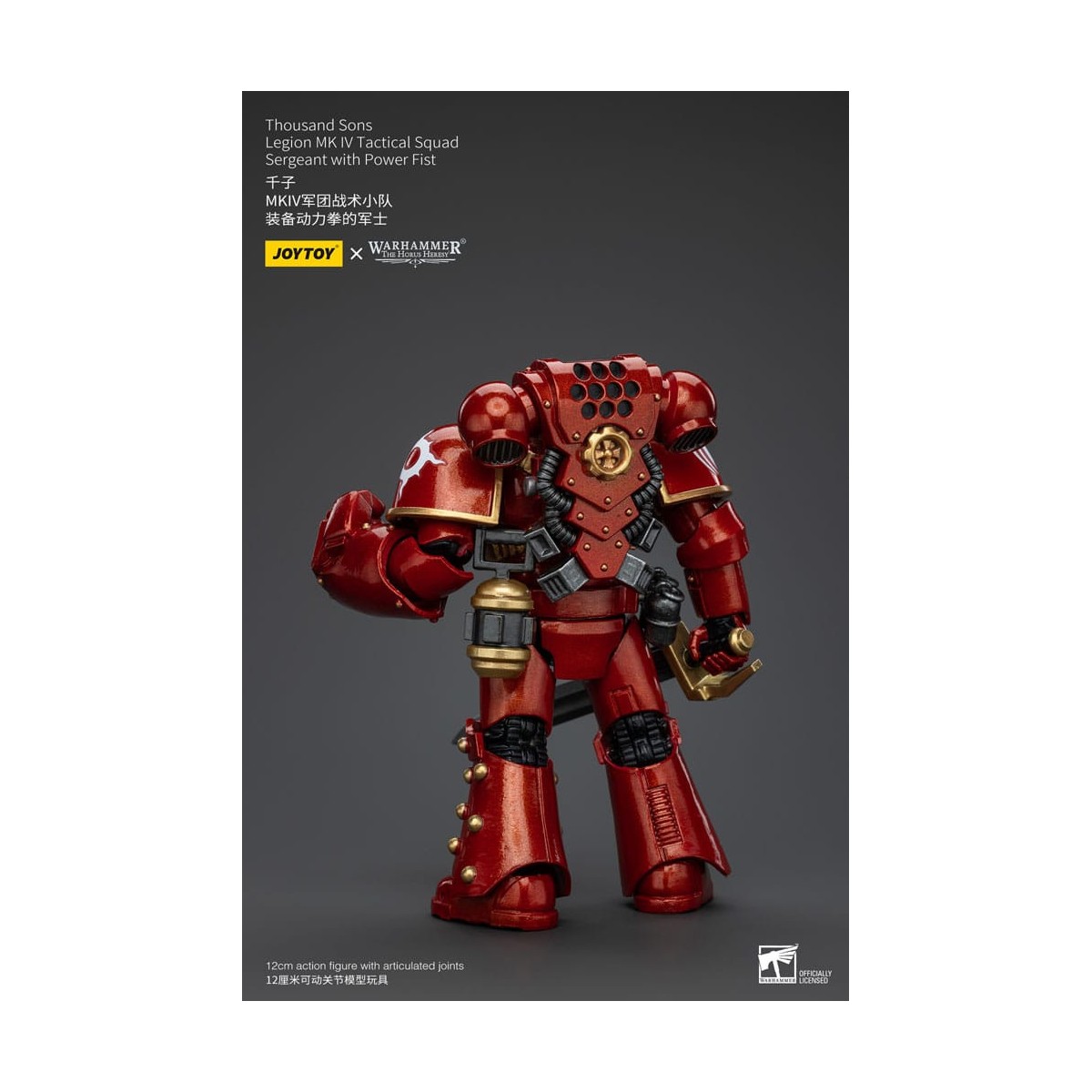 JoyToy Space Marines - Thousand sons - Legion MK IV Tactical Squad Sergeant with Power Fist