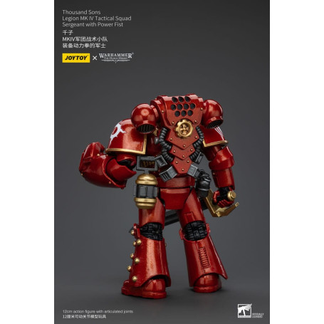 JoyToy Space Marines - Thousand sons - Legion MK IV Tactical Squad Sergeant with Power Fist