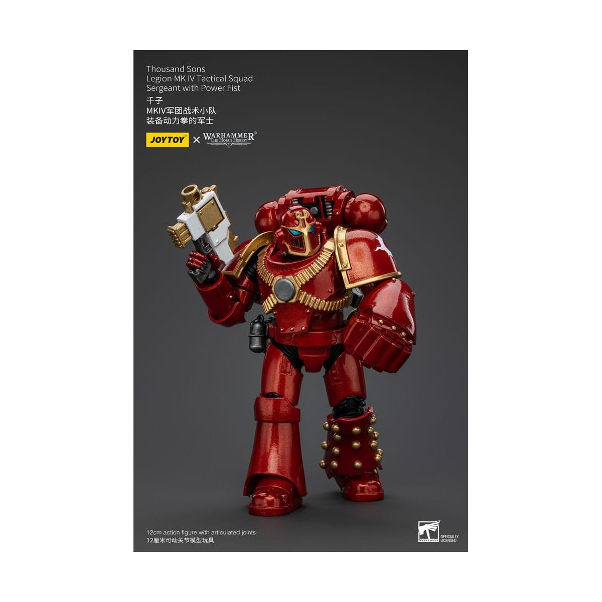 JoyToy Space Marines - Thousand sons - Legion MK IV Tactical Squad Sergeant with Power Fist