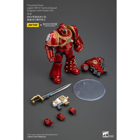 JoyToy Space Marines - Thousand sons - Legion MK IV Tactical Squad Sergeant with Power Fist