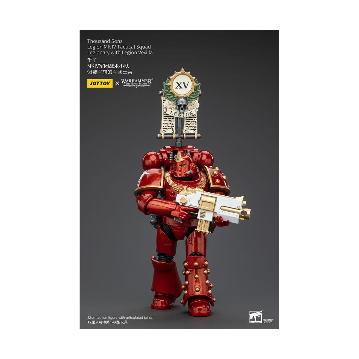 JoyToy Space Marines - Thousand sons - Legion MK IV Tactical Squad Legionary with Legion Vexilla