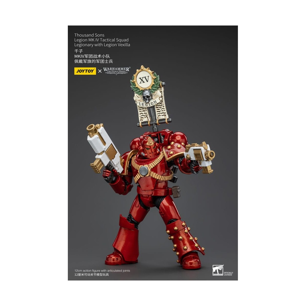 JoyToy Space Marines - Thousand sons - Legion MK IV Tactical Squad Legionary with Legion Vexilla