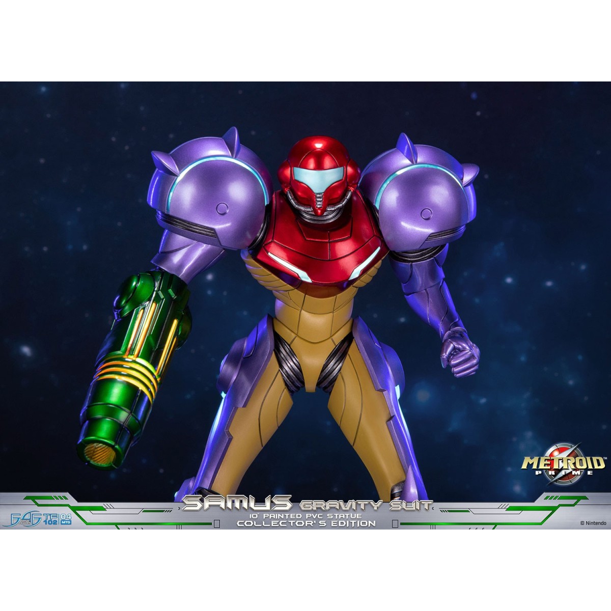 First 4 Figures - Metroid - SAMUS GRAVITY SUIT Collector's Edition PVC Statue
