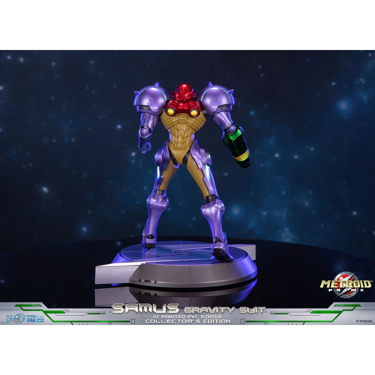 First 4 Figures - Metroid - SAMUS GRAVITY SUIT Collector's Edition PVC Statue
