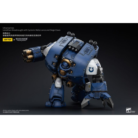 JoyToy - Space Marines - Ultramarines - Leviathan Dreadnought with Cyclonic Melta Lance And Siege Claws 1/18