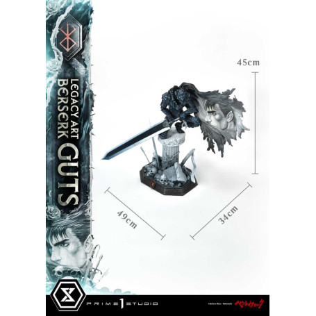 Prime 1 Studio Berserk - Kentaro Miura Legacy Art Berserker GUTS Bonus Version 1/6 Scale Statue