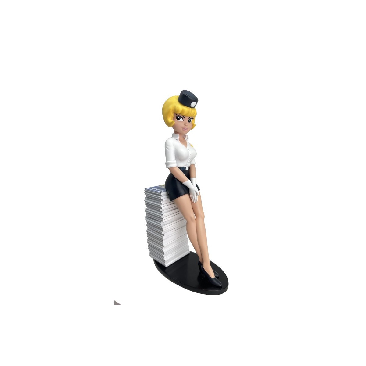 Plastoy - Natacha and the album pile - Collectoys