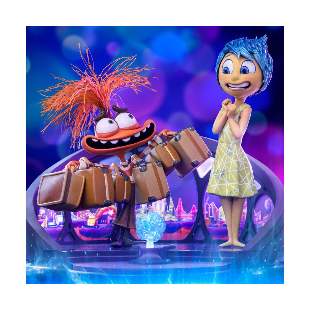 Iron Studios - Disney Pixar - Deluxe Art Scale Joy and Anxiety 1/10 - Vice-versa 2