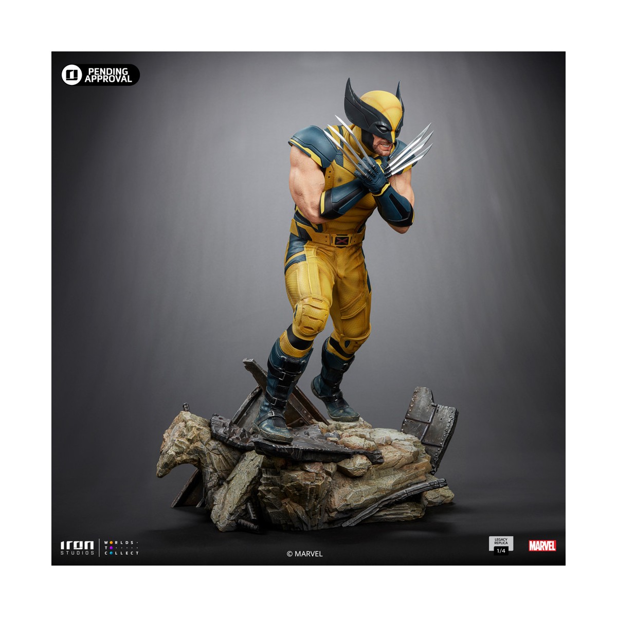 Iron Studios Marvel - Wolverine Legacy Replica 1/4 - Deadpool & Wolverine