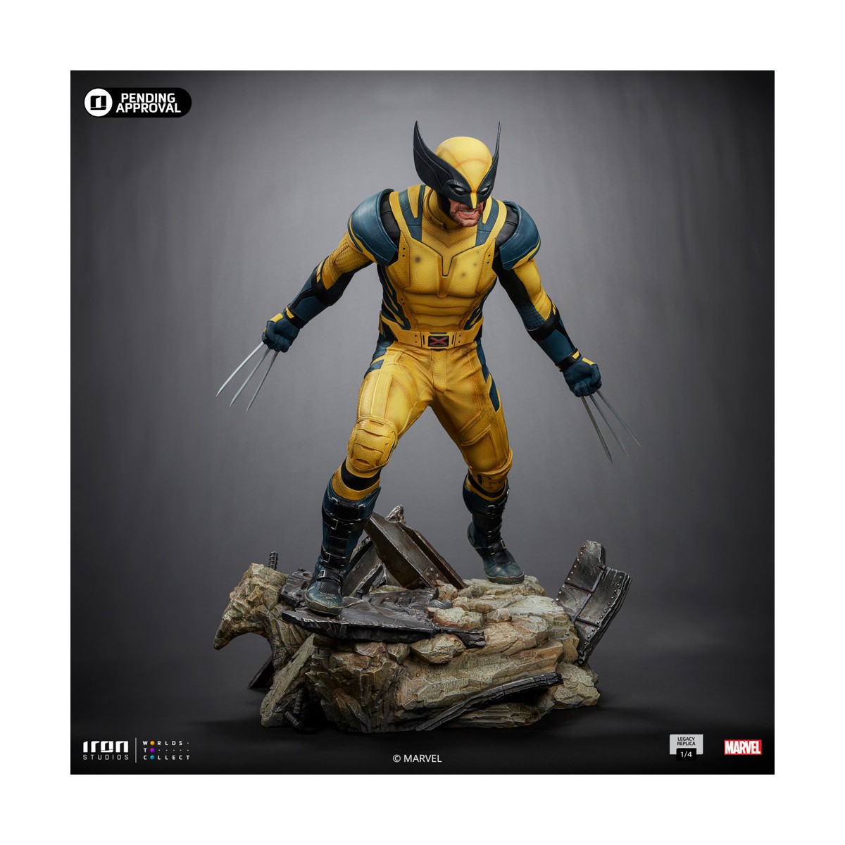 Iron Studios Marvel - Wolverine Legacy Replica 1/4 - Deadpool & Wolverine