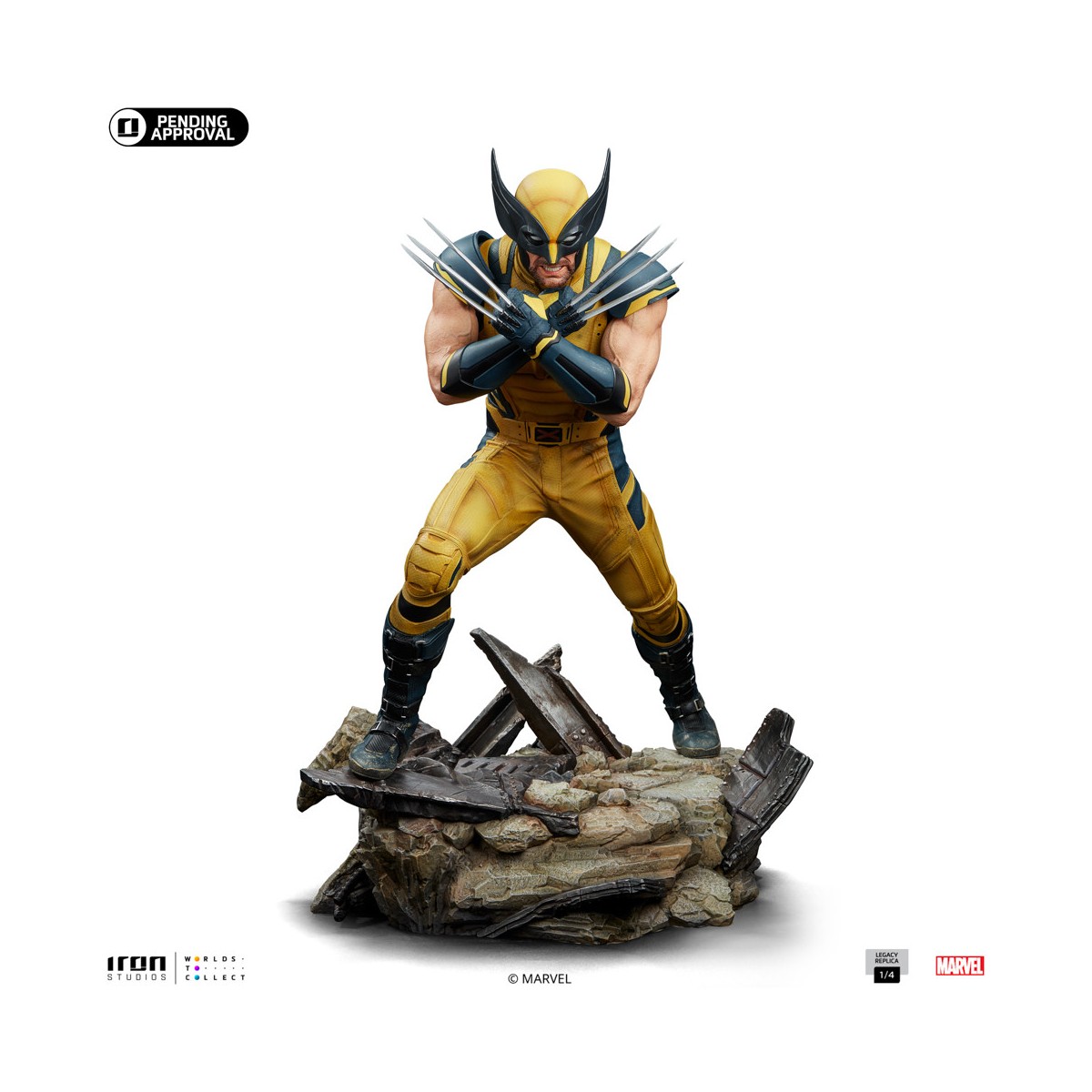 Iron Studios Marvel - Wolverine Legacy Replica 1/4 - Deadpool & Wolverine