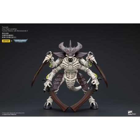 JoyToy Tyranids - Hive Fleet Leviathan Warrior with Boneswords 2 1/18 - Warhammer 40K