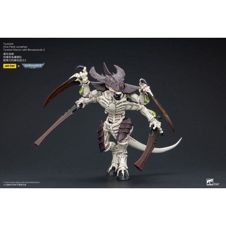 JoyToy Tyranids - Hive Fleet Leviathan Warrior with Boneswords 2 1/18 - Warhammer 40K