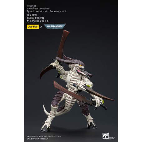 JoyToy Tyranids - Hive Fleet Leviathan Warrior with Boneswords 2 1/18 - Warhammer 40K