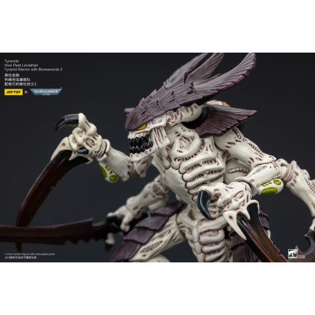 JoyToy Tyranids - Hive Fleet Leviathan Warrior with Boneswords 2 1/18 - Warhammer 40K