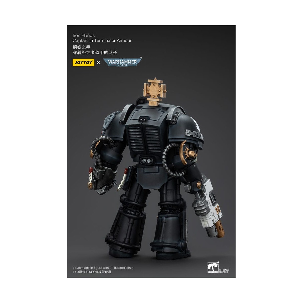 JoyToy Space Marines - Iron Hands - Captain in Terminator Armour - Warhammer 40K