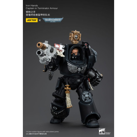 JoyToy Space Marines - Iron Hands - Captain in Terminator Armour - Warhammer 40K