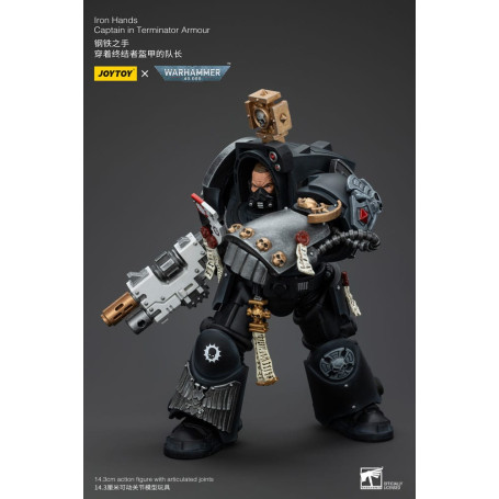 JoyToy Space Marines - Iron Hands - Captain in Terminator Armour - Warhammer 40K