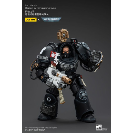 JoyToy Space Marines - Iron Hands - Captain in Terminator Armour - Warhammer 40K