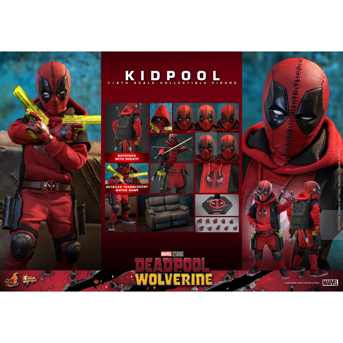 Hot Toys Marvel Deadpool & Wolverine - Kidpool MMS 1/6